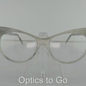 ANDY WOLF 5087 COL: F  (WHITE GREY MARBLE )  54-14-140 Eyeglass Frames